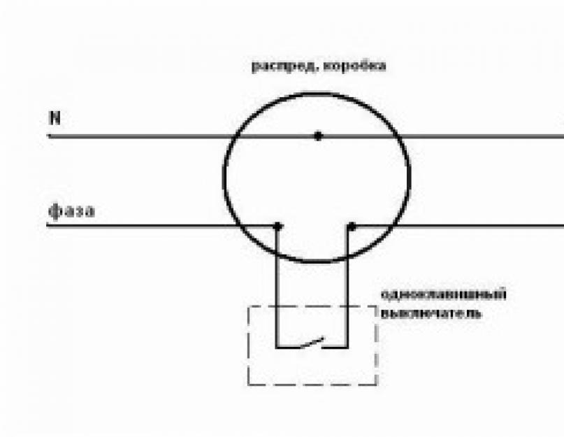 Выключатель перекрестный обозначение на схеме