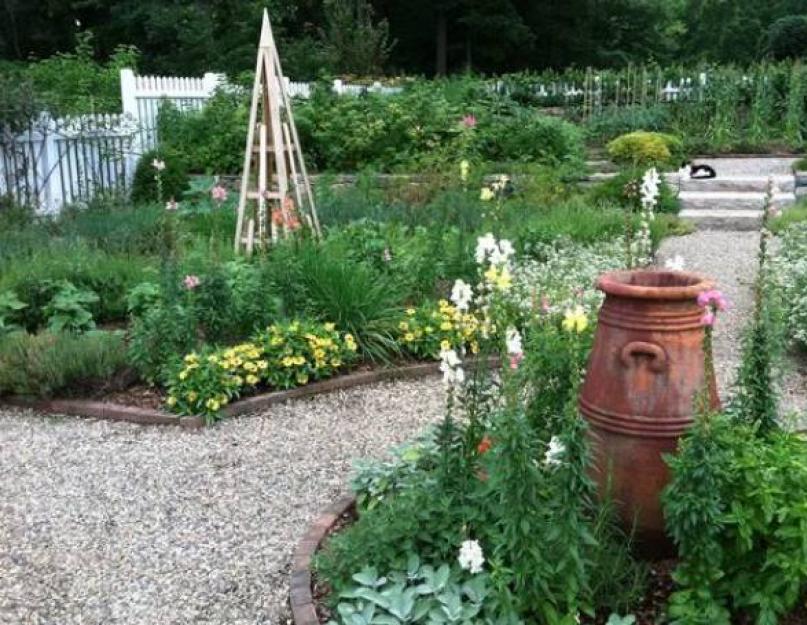Декорации для сада и огорода своими. Украшение сада своими руками