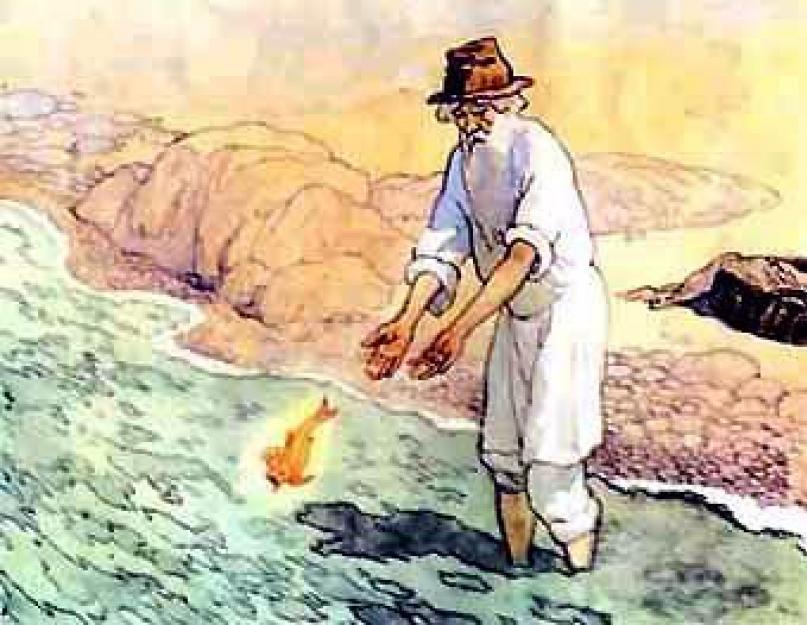 Сказка о рыбаке и рыбке старуха. Александр Пушкин — Сказка о рыбаке и рыбке: Стих