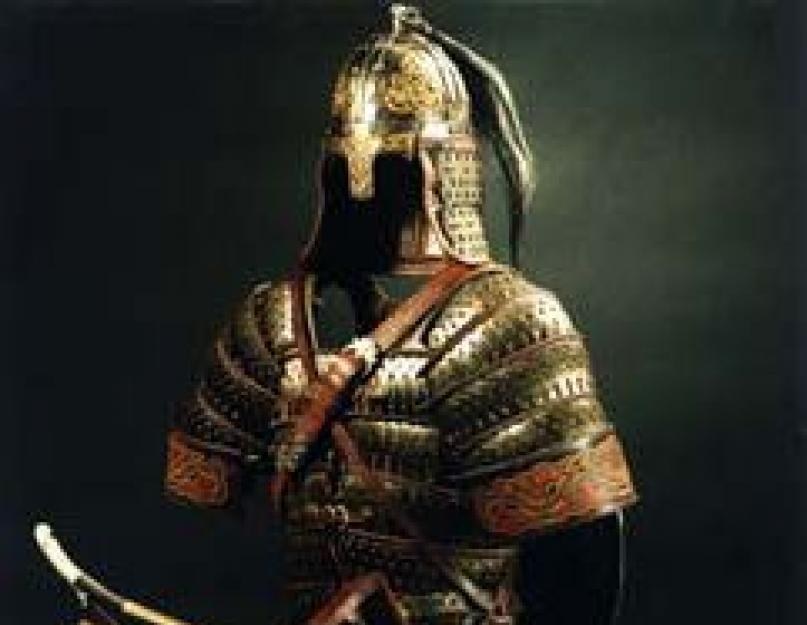 Оружие монголо-татар. Воины чингисхана