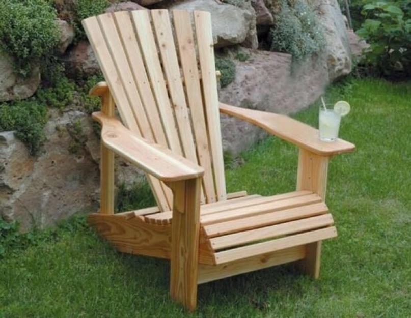 Садовая мебель своими руками. Как сделать кресло для дачи из дерева своими руками — инструкция Кресло садовое деревянное с подлокотниками своими руками