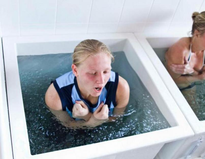Почему спортсмены сидят в ванне со льдом. Полезны ли ледяные ванны? Ледяные ванны не для каждого