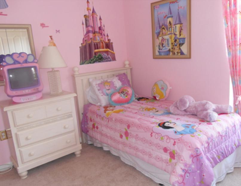 Используем розовый цвет в дизайне комнаты девочки — получаем комнату для маленькой принцессы. Идеи дизайна сказочной детской Дизайн детской для принцессы