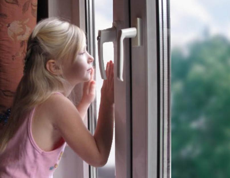 Защита пластиковых окон от детей. Защита на окна от детей: замки, защелки, ручки с крючком и блокиратор