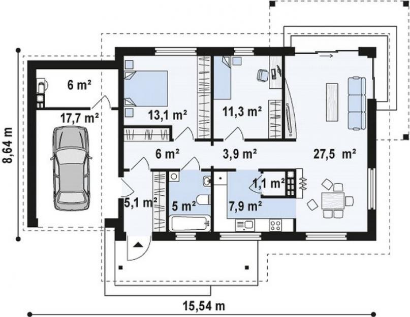 Одноэтажный или двухэтажный дом. Лучшие проекты одноэтажных домов и коттеджей