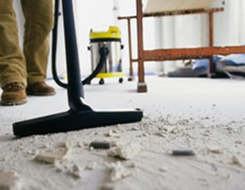 Как защититься от пыли время ремонта. Как и чем закрыть пол во время ремонта квартиры