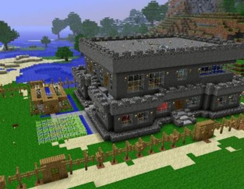 Minecraft самые красивые дома. Как построить красивый дом в Minecraft