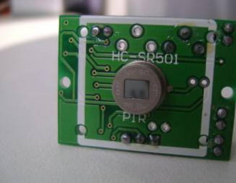 Hc sr501 схема подключения. Инфракрасный датчик движения HC-SR501(PIR Motion sensor)