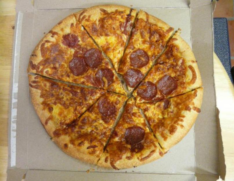 Как разрезать пиццу, чтобы она осталась свежей. На сколько частей разрезают пиццу