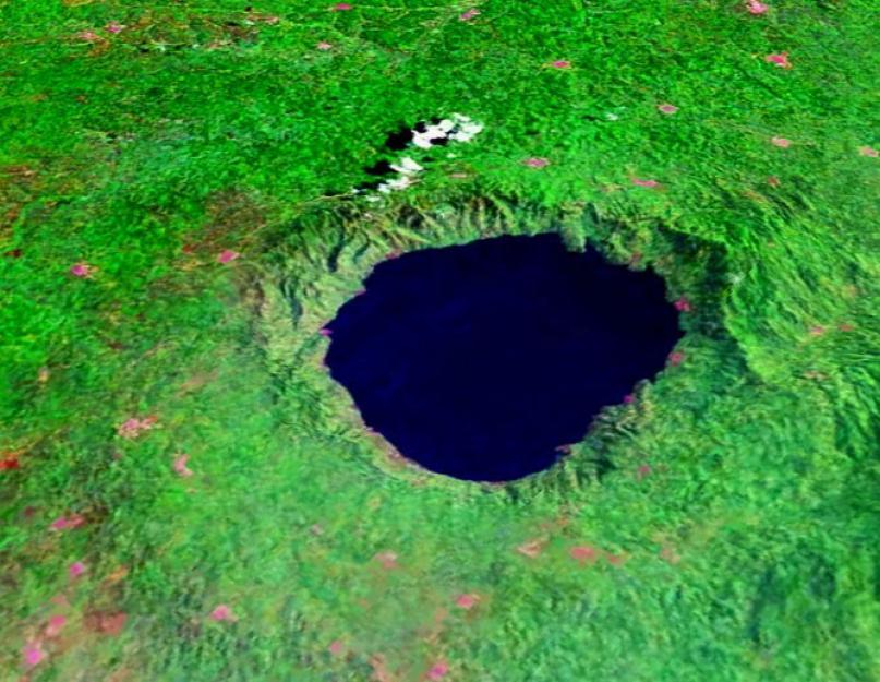 Самый глубокий кратер. Крупнейшие кратеры на земле от метеоритов