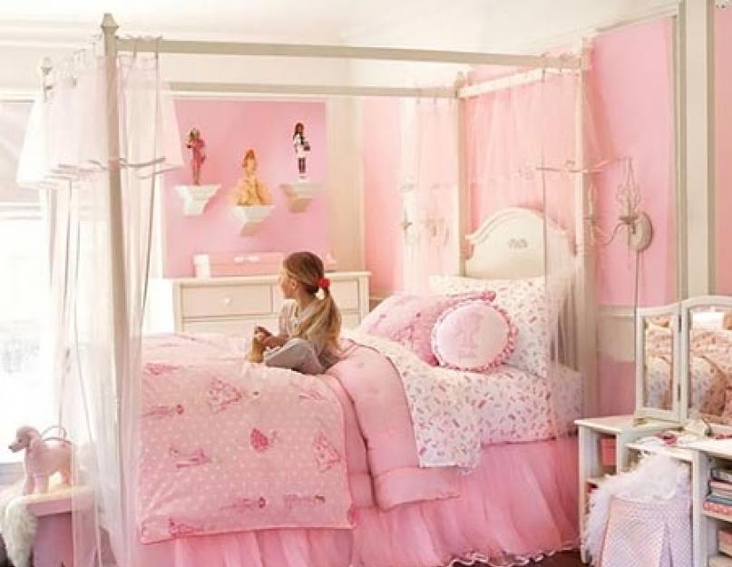 Идеи дизайна сказочной детской. Модульная детская мебель Принцесса (Ижмебель) Детские комнаты для 2 девочек принцесс