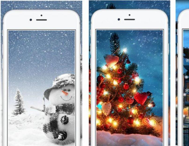 Скачать новогоднюю елку на андроид. Новогодние живые HD обои, игры и приложения для Android