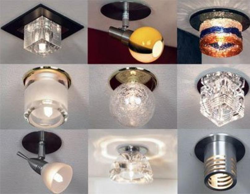 Лампочки в навесной потолок в ванной. Потолочные светильники в ванную комнату