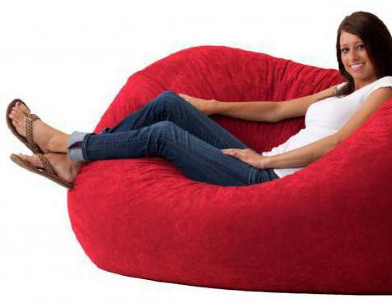 Кресло-мешок в интерьере – стильный и комфортный выбор. Бесформенная мебель: мягкое кресло мешок Объем мешка для мягкой мебели