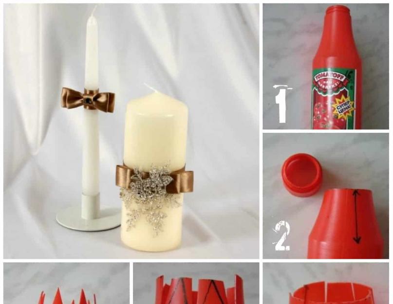 Как украсить свечи на свадьбу своими руками: интересные идеи, актуальные цвета. Как украсить свечи на свадьбу своими руками
