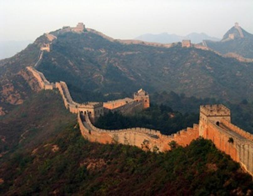 Длина китайской стены на карте. Великая Китайская стена: история создания, протяженность и интересные факты