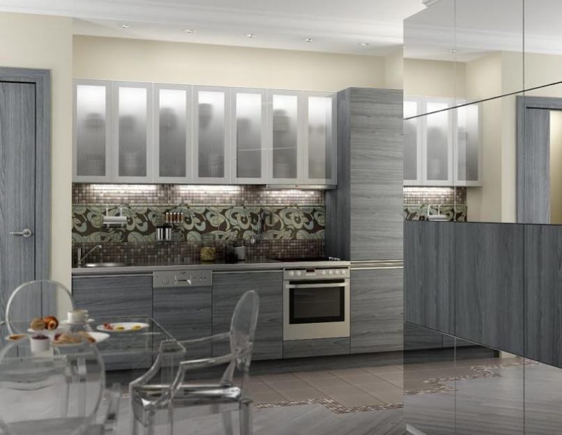 Бело-серая кухня. Кухня в серых цветах — фото реальных интерьеров