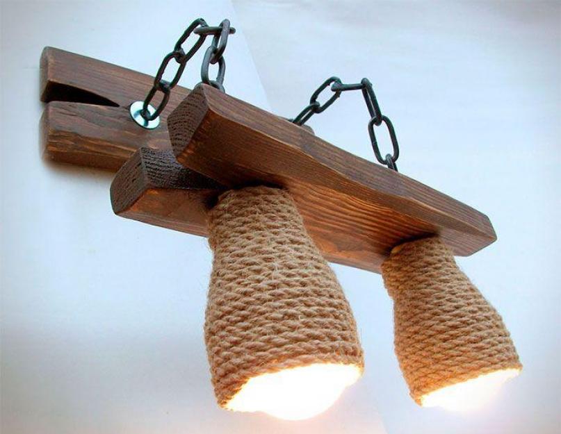 Изготовление настольных ламп из дерева. Светильники из дерева сделанные своими руками фото