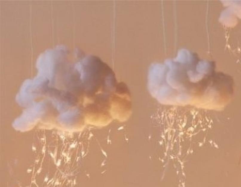 Как сделать облака из воздушных шаров. Как сделать облако из шаров