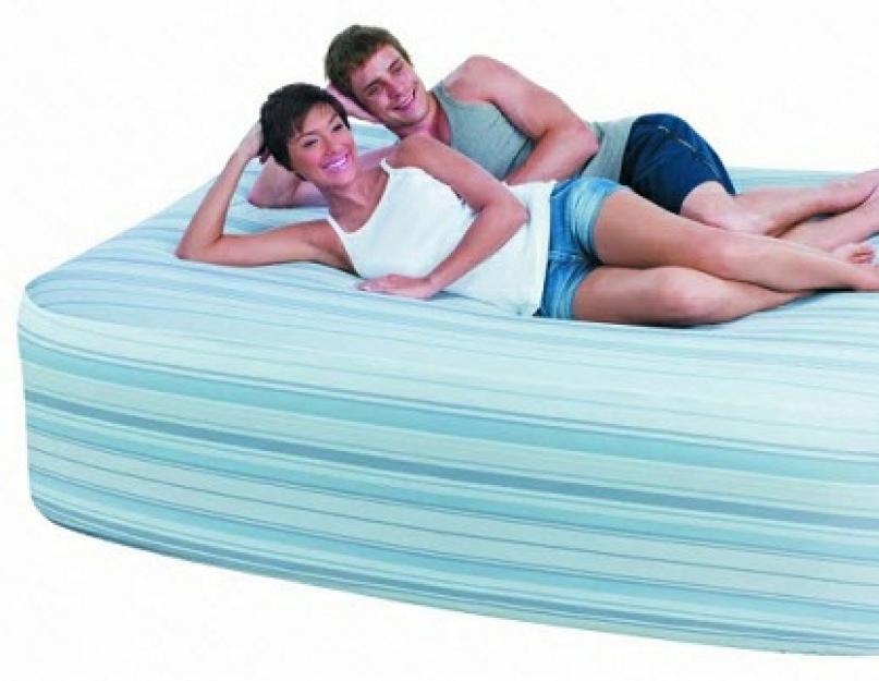 Надувной матрас кровать какой лучше. Надувная кровать - как выбрать