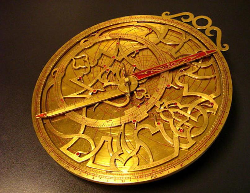 Принцип работы астролябии. Астролябия – удивительный «компьютер» древних