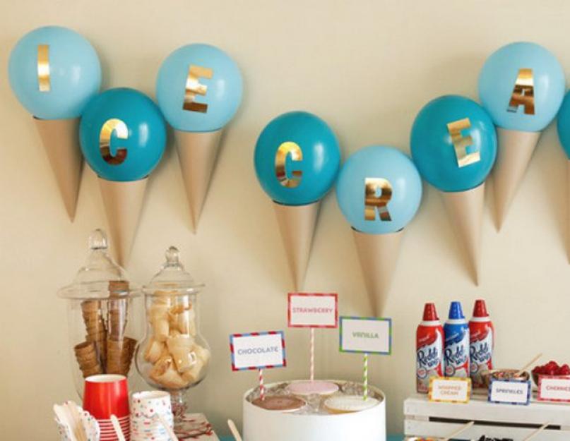 Как организовать детский день рождения: аниматоры, декор, еда, музыка, развлечения. Облако из шариков