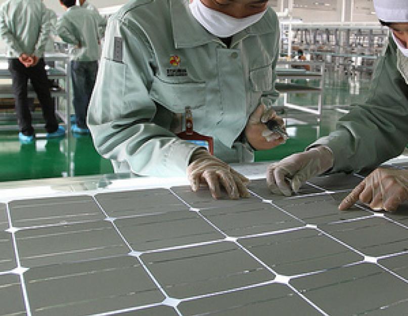 Оборудование для производства солнечные батареи технология изготовления. Как сделать солнечную батарею своими руками: инструктаж по самостоятельной сборке