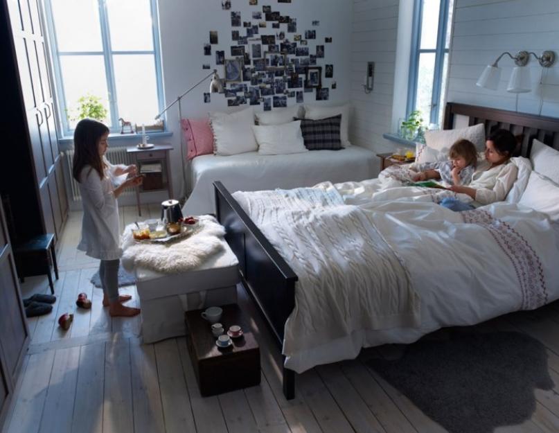 Дизайн спальни в стиле икеа. Спальни икеа — самые современные варианты с разнообразным дизайном на фото! Постельное белье IKEA и другой текстиль для интерьера спальни