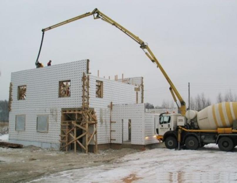 Монолитная стена своими руками. Как построить дом из бетонных панелей