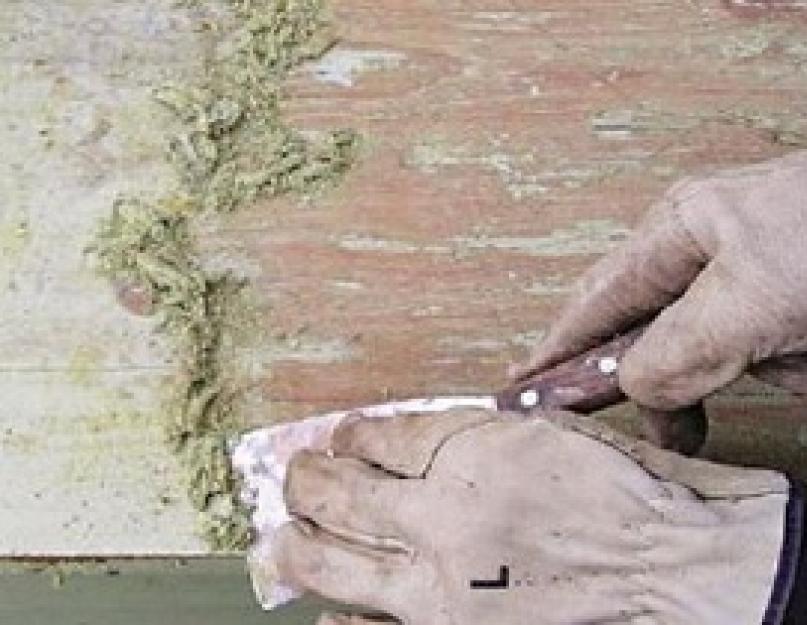 Как стереть старую краску с дерева. Как снять краску – масляную, акриловую, водоэмульсионную - способы