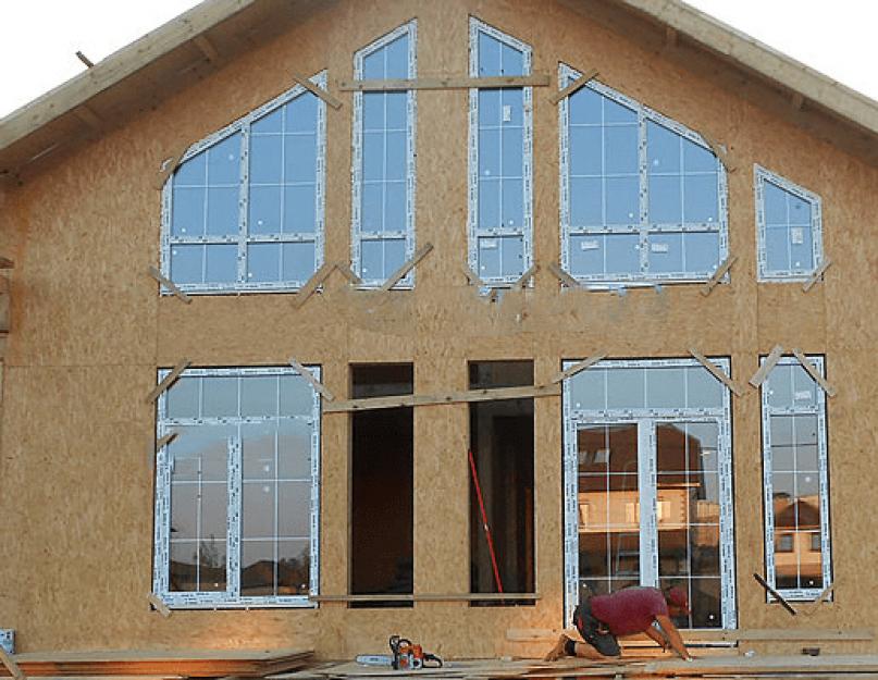 Окна в доме из сип-панелей. Как сделать дом из сип панелей комфортным и экономичным