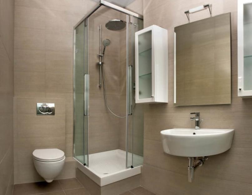 Дизайн маленькой ванны с душевой кабиной. Ванная комната с душевой кабиной дизайн: современный дизайн ванной комнаты фото
