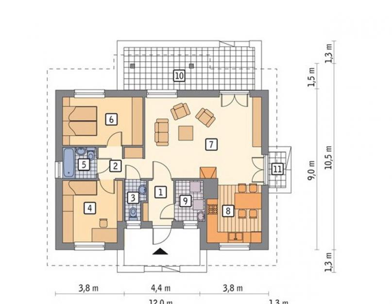 План комнаты с размерами. Планировка комнаты: основные правила и рекомендации от дизайнеров (80 фото)
