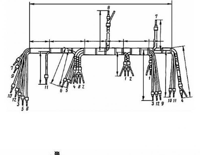 Сборочные чертежи жгутов и кабелей. Правила выполнения чертежей жгутов, кабелей и проводов