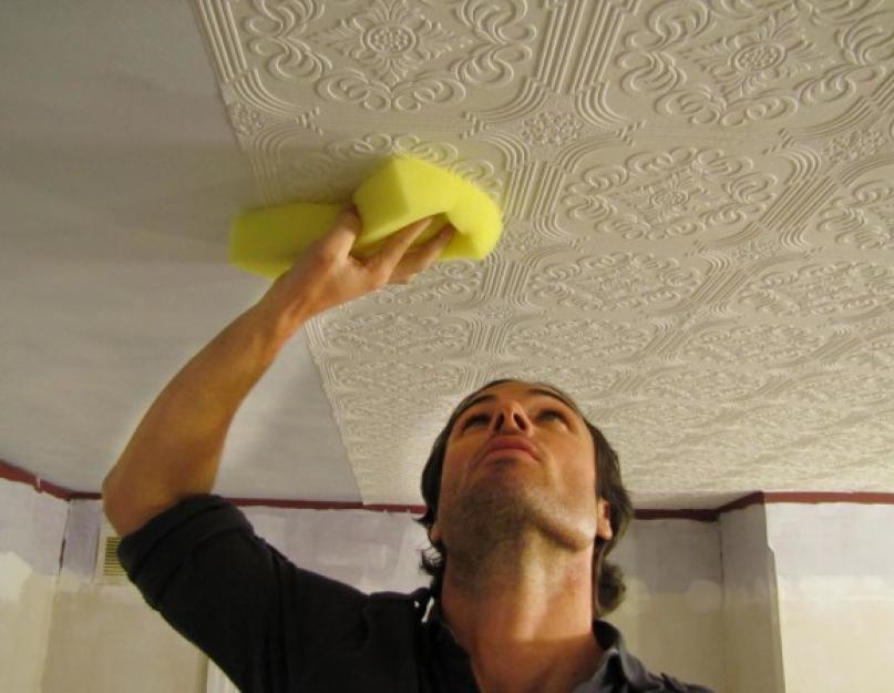 Можно ли мыть пенопласт. Как и чем помыть подвесной потолок и пенопластовую плитку