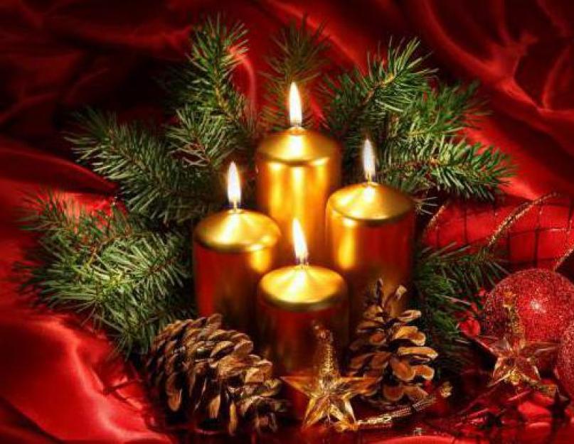 Новогоднее оформление свечей. Новогодний декор свечей из простых и доступных материалов