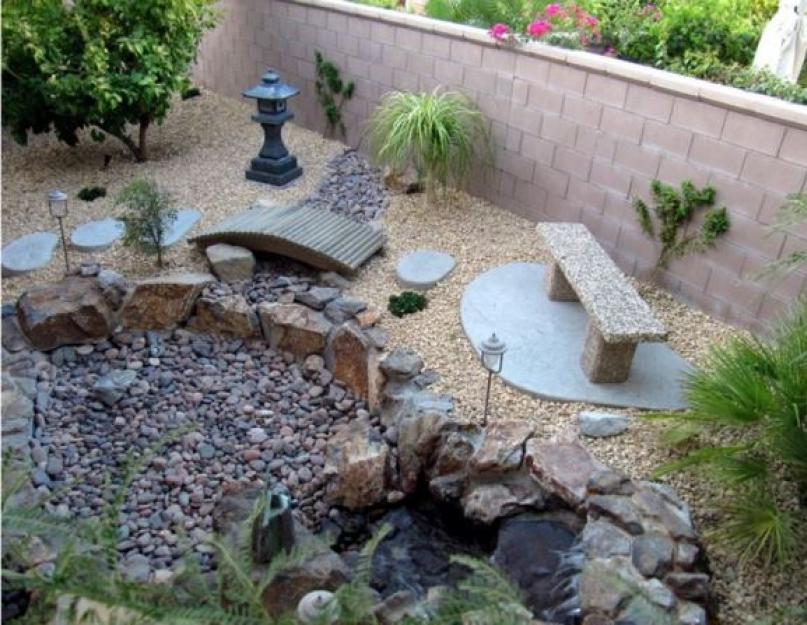 Сад я японском стиле на даче. Как создать красивый японский сад камней на даче