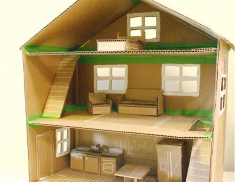 Дом для куклы барби из фанеры. Кукольный домик из фанеры своими руками: схема, описание работы