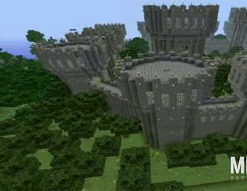 Схема строения замка в майнкрафте. Делаем замок в Minecraft