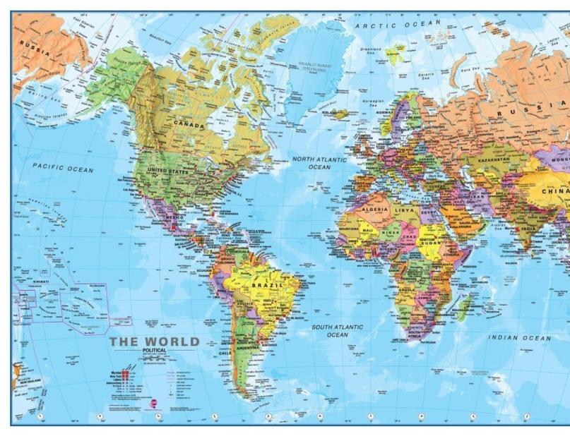 В общем, австралийские законы можно и не выполнять, главное сообщить об этом мелким шрифтом. Карты мира — как они выглядят в разных странах