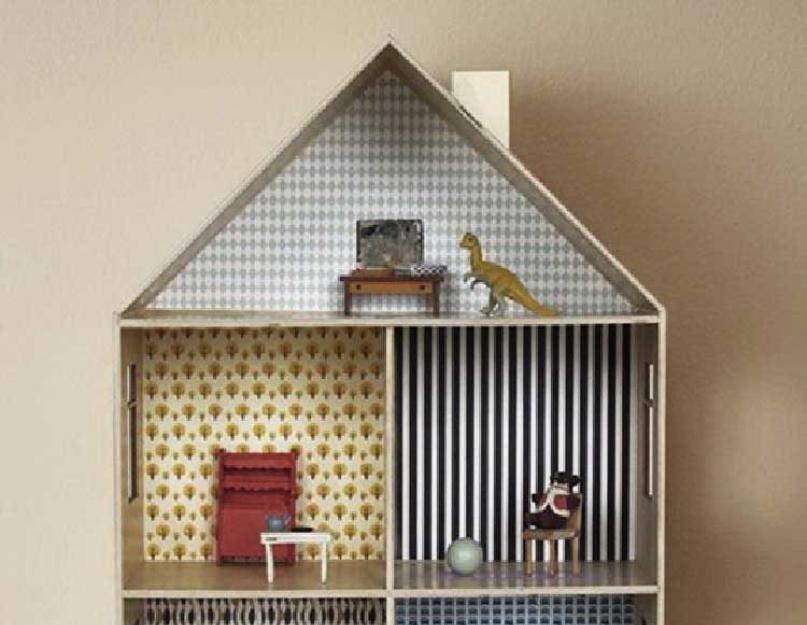 Картонный домик для кукол своими руками. Домик для барби своими руками из разных материалов