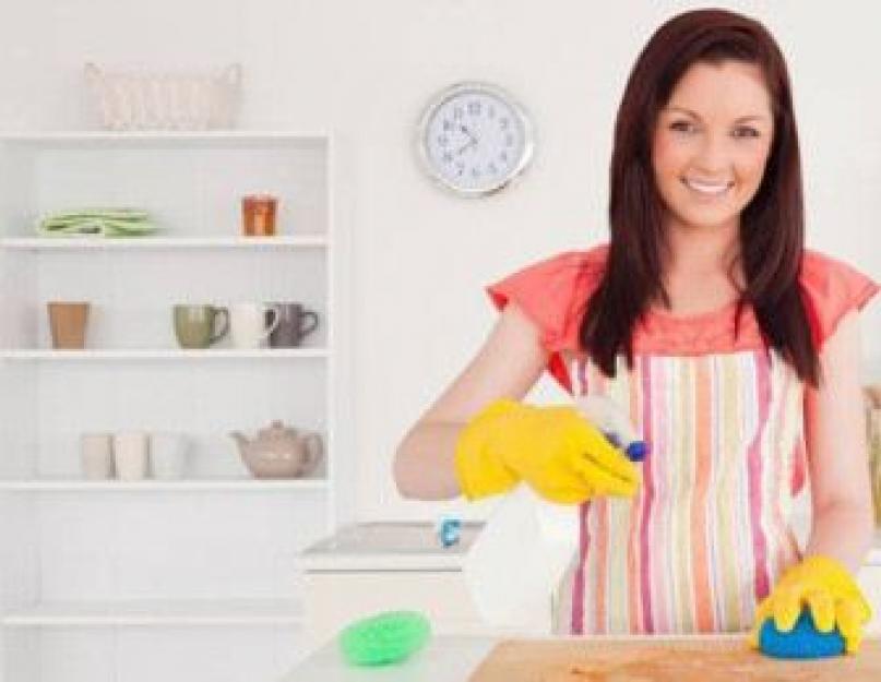 Чем очистить кухонный гарнитур. Как легко отмыть жир на кухне народными средствами? Подсолнечным маслом с содой