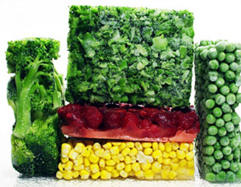 Замороженные овощи чем полезны. Полезны ли замороженные продукты