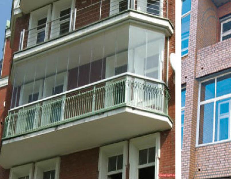 Остекление балкона в 9 ти этажном доме. В чем разница между балконом и лоджией? Видео с примерами наружной отделки балконов сайдингом под ключ