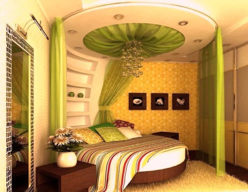 Круглые кровати с изголовьем размеры. Круглая кровать в спальне — фото красивых моделей в интерьере спальни