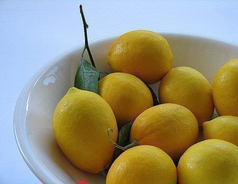 Лимон на зиму