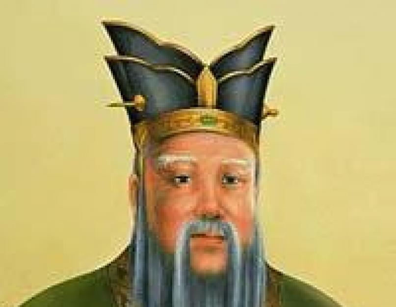 Писал конфуций. История конфуция