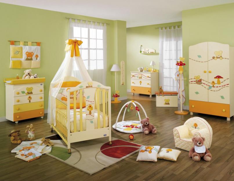 Оформление детской комнаты для новорожденного мальчика. Интерьер, дизайн, оформление и мебель для детской комнаты (мальчик)