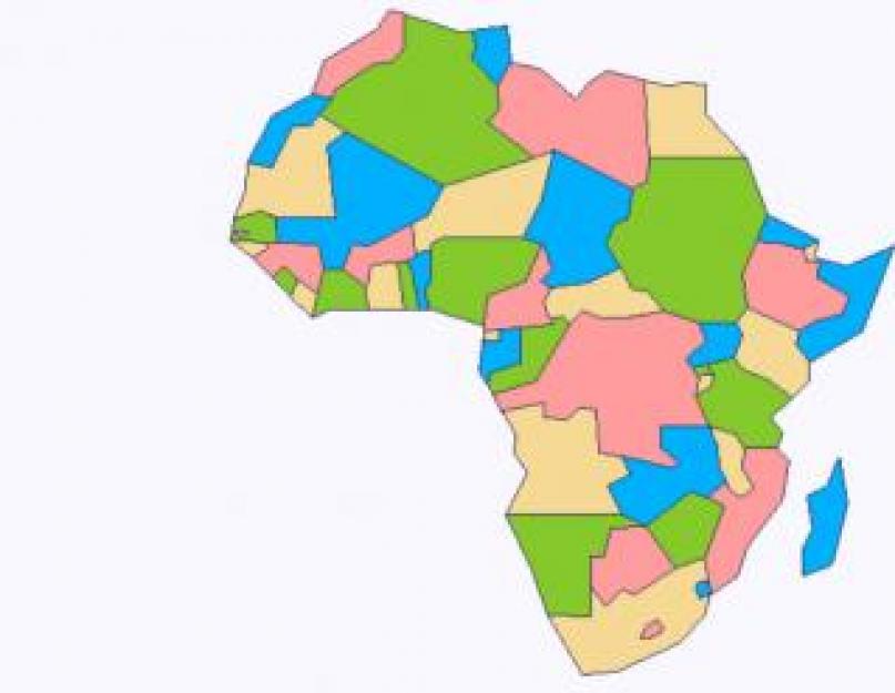 Какие страны живут в африке. Страны африки
