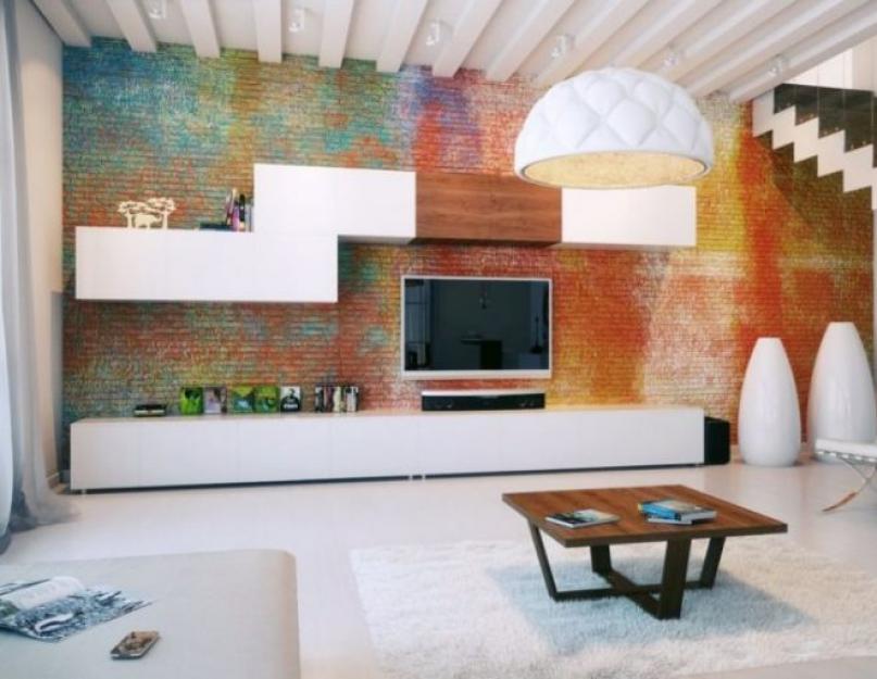 Декоративный кирпич в домашнем интерьере (30 фото). Дизайн комнаты с кирпичной стеной